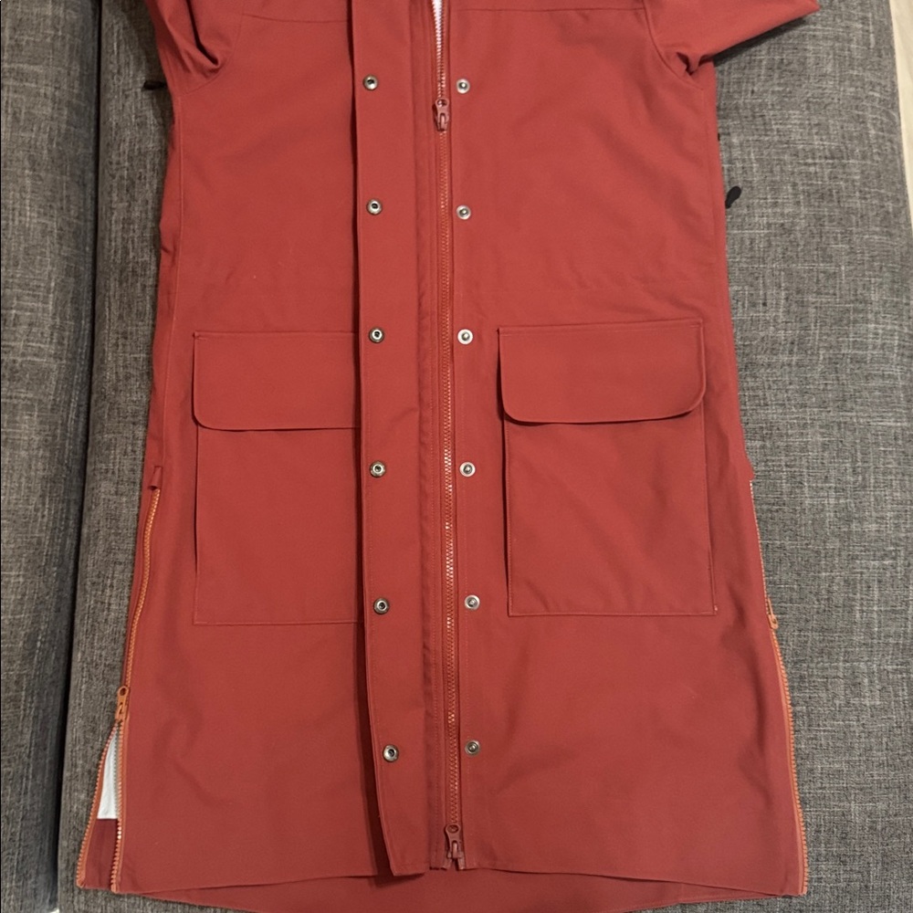 Alder Rain or Shine Waterproof Coat Clay  Gorpcore Spring Rain Jacket - Picture 9 of 12